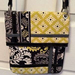 Vera Bradley Crossbody Purse Fold over
Flap Floral Print Bag